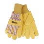 Pigskin Leather Glove with Knit Wrist