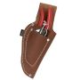 Leather Pistol Style Pruner Pouch - Knife Pocket